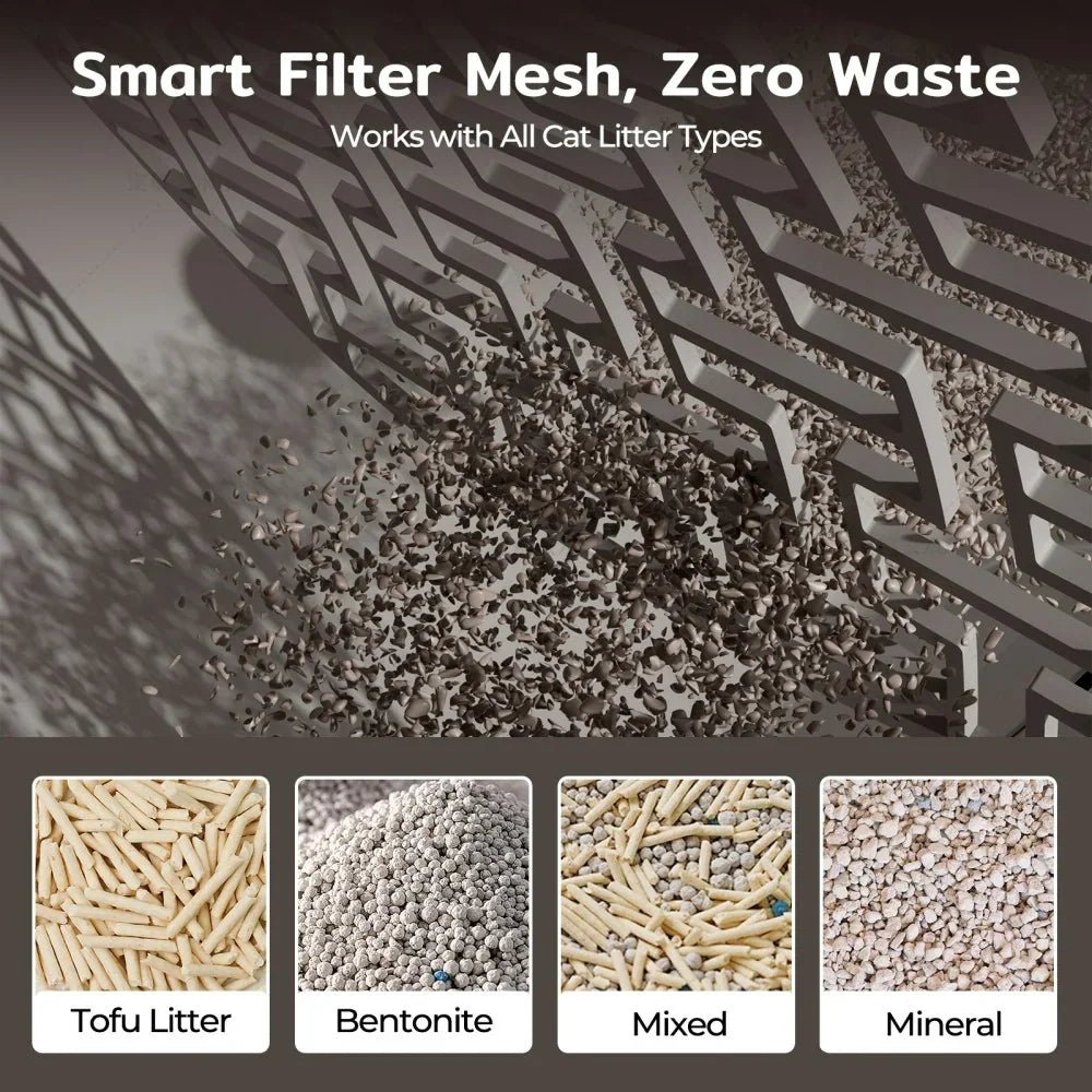 CURA X1 : Bac à litière autonettoyant pour chat