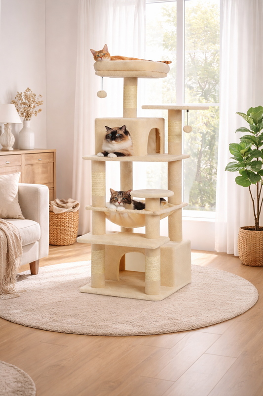 PetziClimb Palace - Arbre à Chat XXL